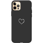 Черный чехол BoxFace Apple iPhone 12 Pro Max My Heart