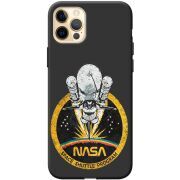 Черный чехол BoxFace Apple iPhone 12 Pro Max NASA Spaceship