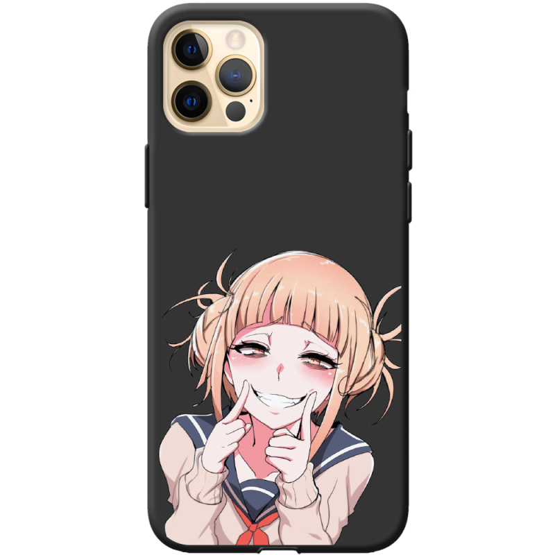 Черный чехол BoxFace Apple iPhone 12 Pro Max Himiko Toga Smile