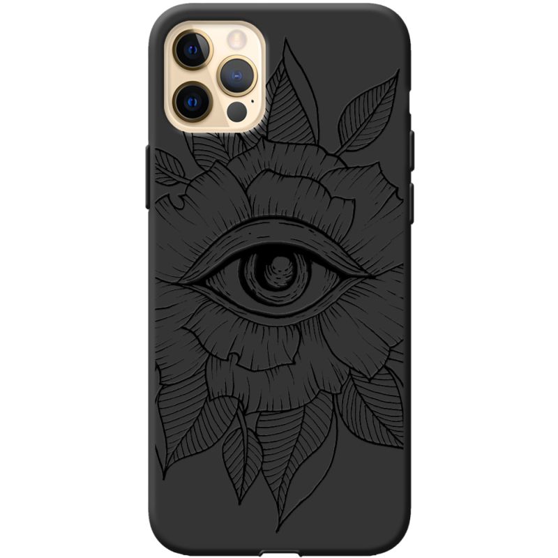 Черный чехол BoxFace Apple iPhone 12 Pro Max Eye