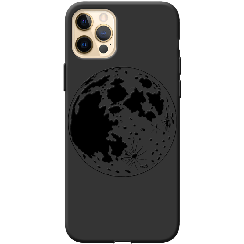Черный чехол BoxFace Apple iPhone 12 Pro Max Planet