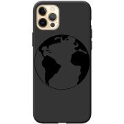 Черный чехол BoxFace Apple iPhone 12 Pro Max Earth