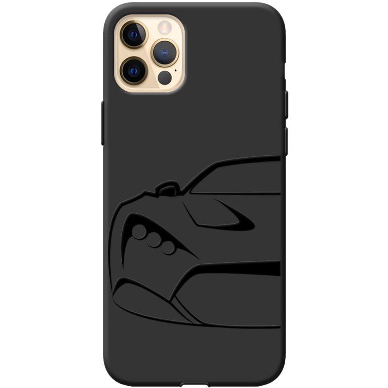 Черный чехол BoxFace Apple iPhone 12 Pro Max Sportcar