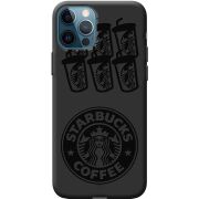 Черный чехол BoxFace Apple iPhone 12 Pro Black Coffee
