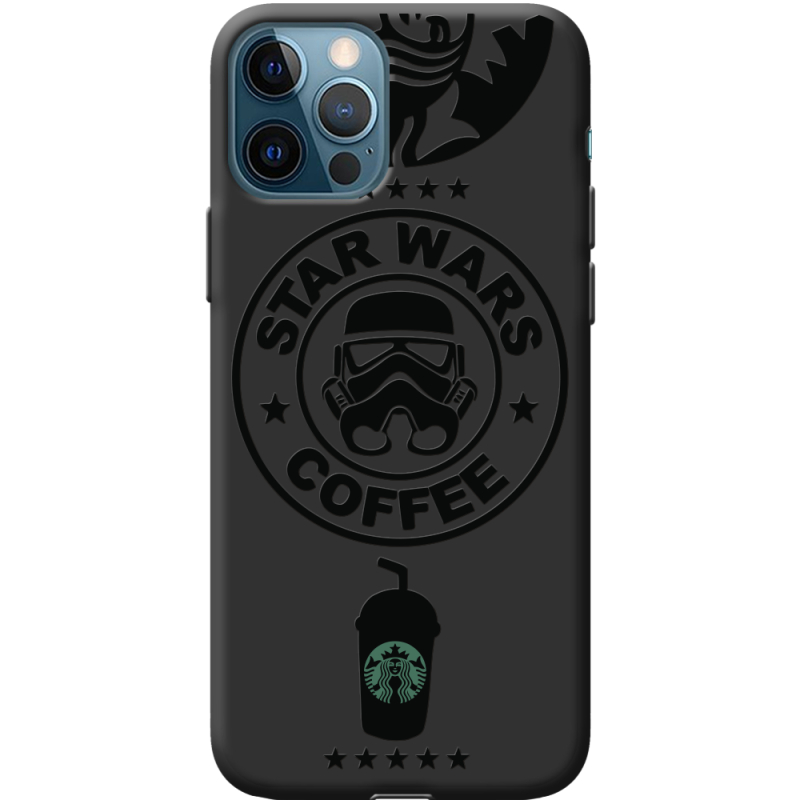 Черный чехол BoxFace Apple iPhone 12 Pro Dark Coffee