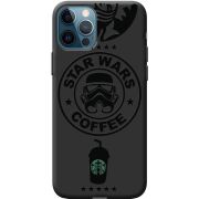 Черный чехол BoxFace Apple iPhone 12 Pro Dark Coffee