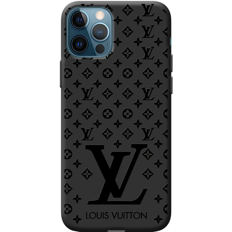 Черный чехол BoxFace Apple iPhone 12 Pro LV Style