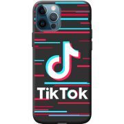 Черный чехол BoxFace Apple iPhone 12 Pro Tik Tok