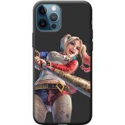 Черный чехол BoxFace Apple iPhone 12 Pro Happy Harley Quinn