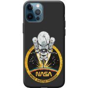 Черный чехол BoxFace Apple iPhone 12 Pro NASA Spaceship