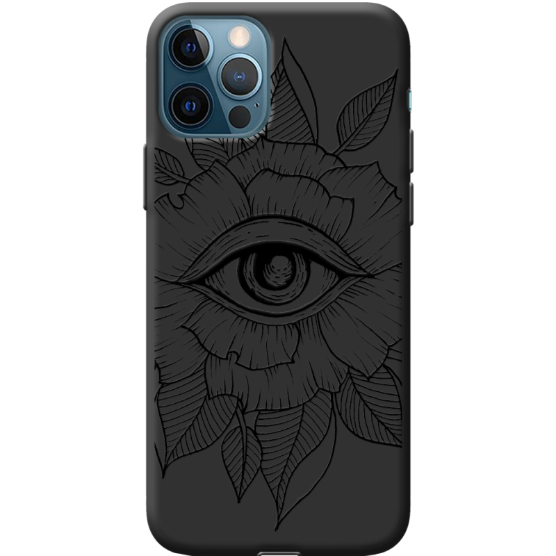 Черный чехол BoxFace Apple iPhone 12 Pro Eye