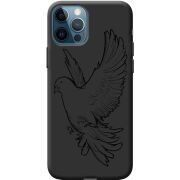 Черный чехол BoxFace Apple iPhone 12 Pro Dove