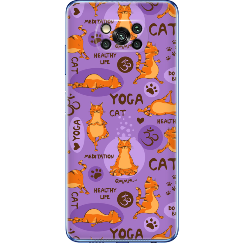 Чехол BoxFace Poco X3 Yoga Cat