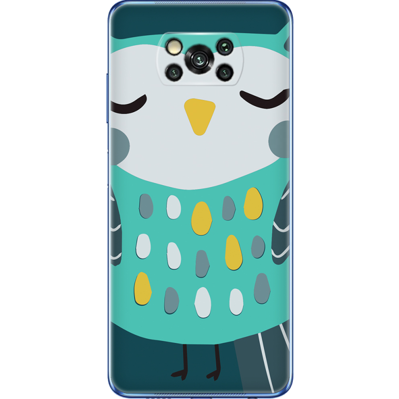 Чехол BoxFace Poco X3 Green Owl