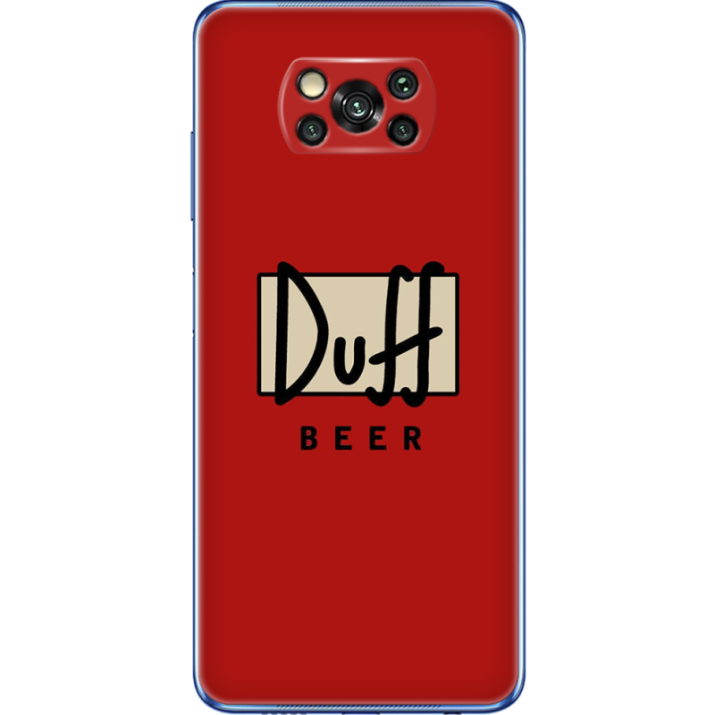 Чехол BoxFace Poco X3 Duff beer