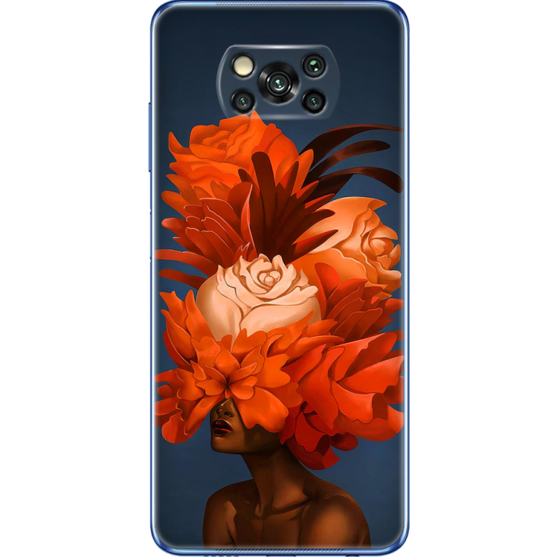 Чехол BoxFace Poco X3 Exquisite Orange Flowers