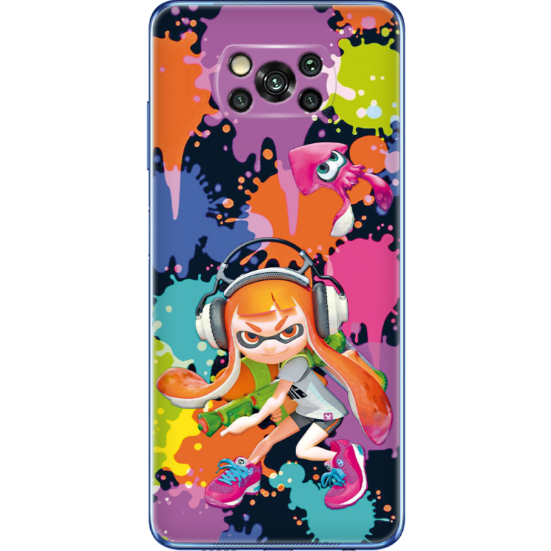 Чехол BoxFace Poco X3 Splatoon Inklings