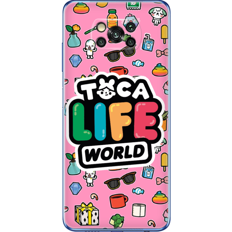 Чехол BoxFace Poco X3 Toca Boca Life World