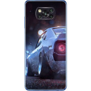 Чехол BoxFace Poco X3 Silver Car