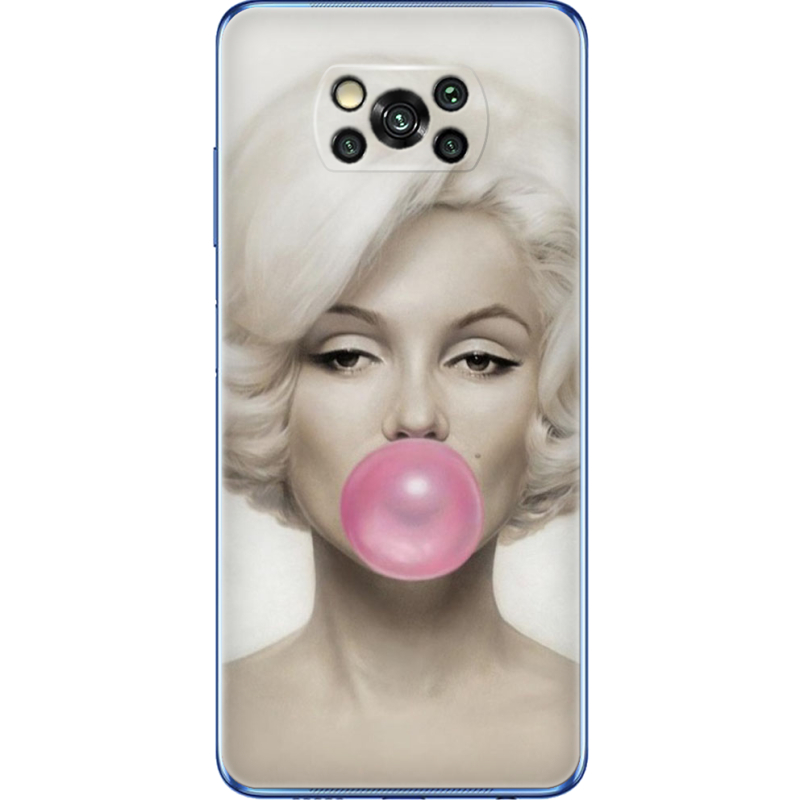 Чехол BoxFace Poco X3 Marilyn Monroe Bubble Gum