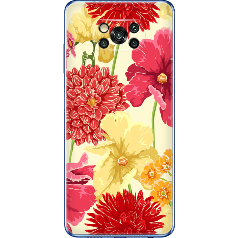 Чехол BoxFace Poco X3 Flower Bed