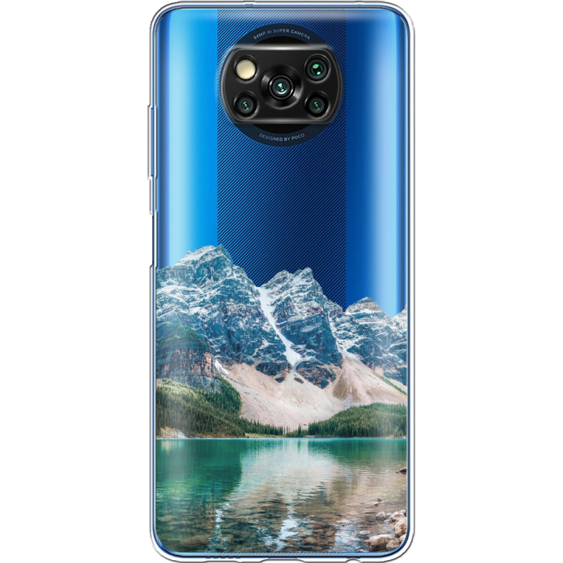Прозрачный чехол BoxFace Xiaomi Poco X3 Blue Mountain