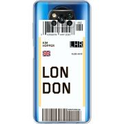 Прозрачный чехол BoxFace Xiaomi Poco X3 Ticket London