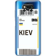 Прозрачный чехол BoxFace Xiaomi Poco X3 Ticket Kiev