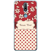 Чехол BoxFace Nokia 2.4 Именной Polka Dots