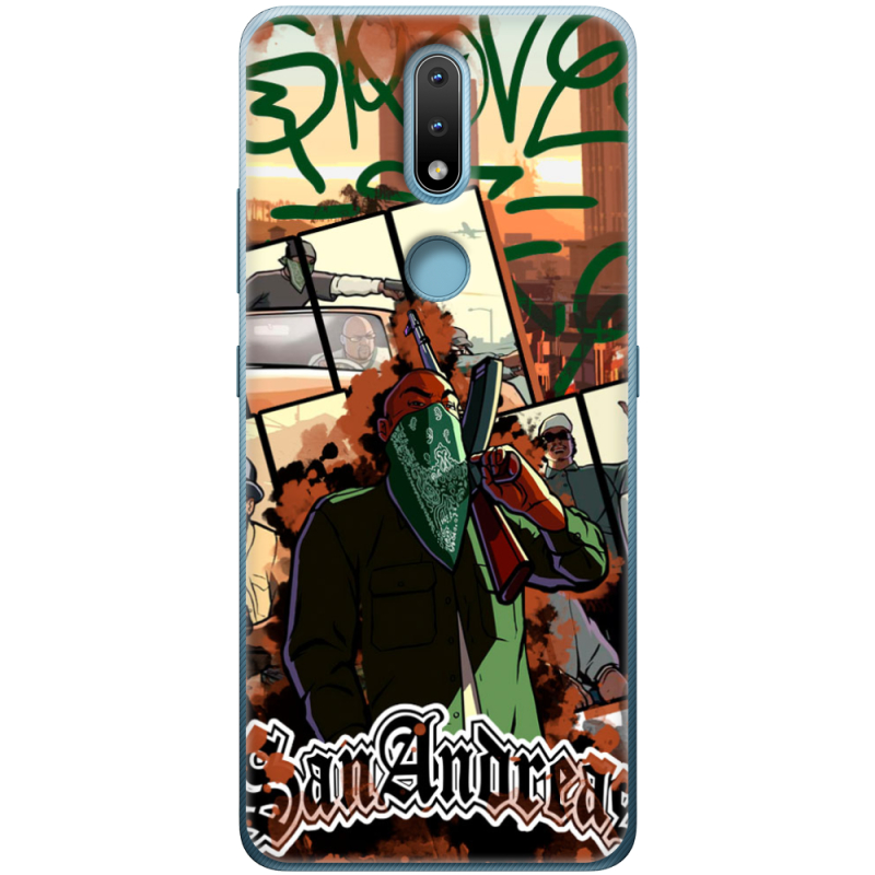 Чехол BoxFace Nokia 2.4 GTA San Andreas