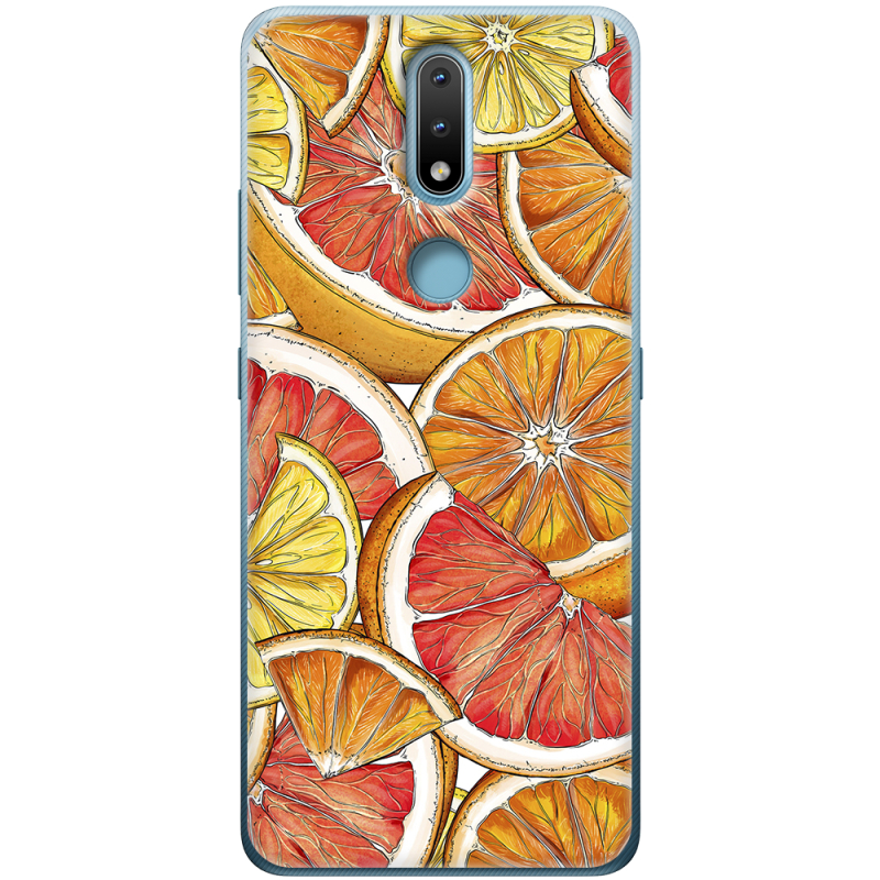 Чехол BoxFace Nokia 2.4 Citrus Pattern