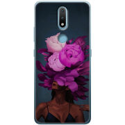 Чехол BoxFace Nokia 2.4 Exquisite Purple Flowers