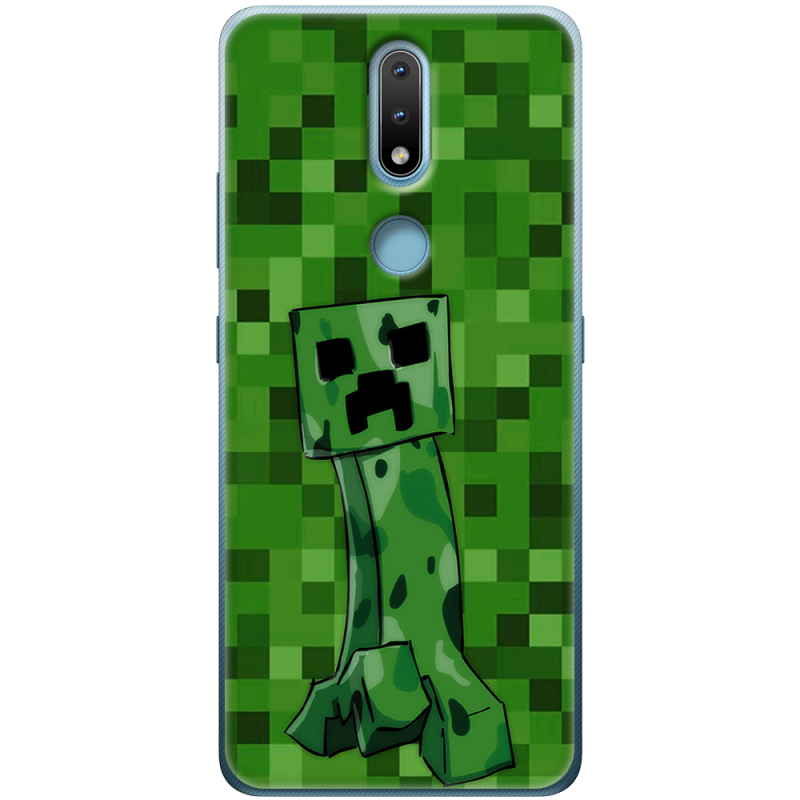 Чехол BoxFace Nokia 2.4 Minecraft Creeper