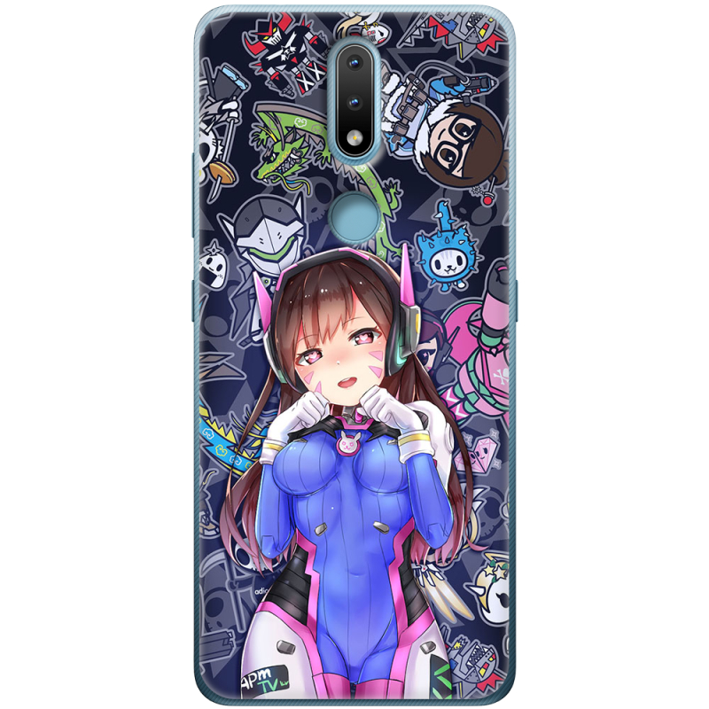 Чехол BoxFace Nokia 2.4 Overwatch D.VA