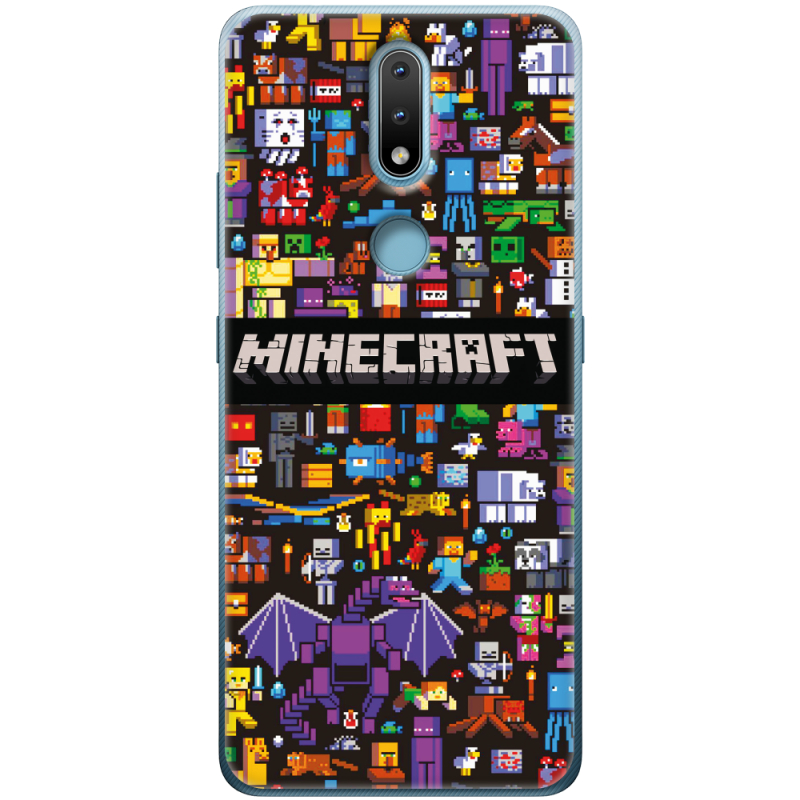 Чехол BoxFace Nokia 2.4 Minecraft Mobbery