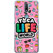 Чехол BoxFace Nokia 2.4 Toca Boca Life World