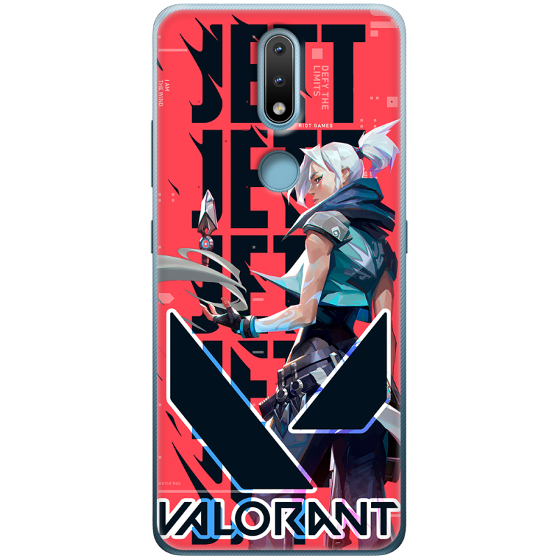 Чехол BoxFace Nokia 2.4 Valorant Jett