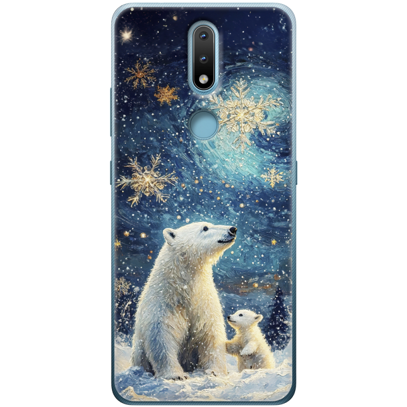 Чехол BoxFace Nokia 2.4 Північні ведмеді