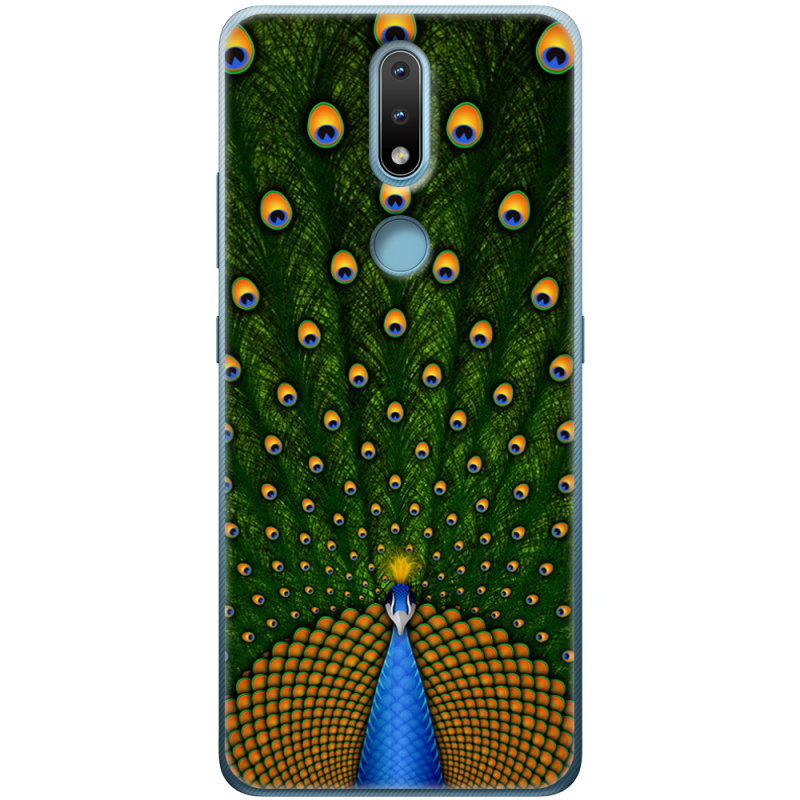 Чехол BoxFace Nokia 2.4 Peacocks Tail