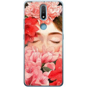 Чехол BoxFace Nokia 2.4 Girl in Flowers