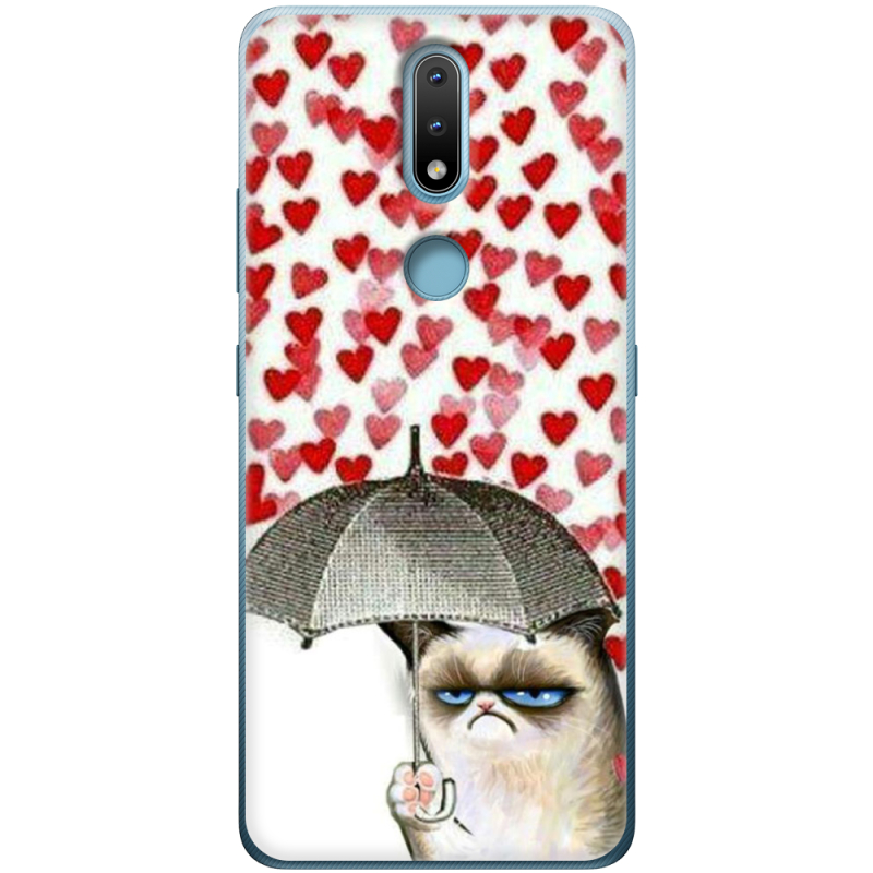 Чехол BoxFace Nokia 2.4 Raining Hearts