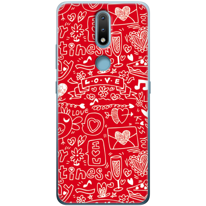 Чехол BoxFace Nokia 2.4 Happy Valentines