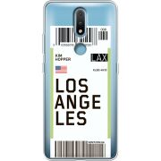Прозрачный чехол BoxFace Nokia 2.4 Ticket Los Angeles