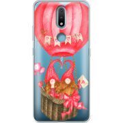 Прозрачный чехол BoxFace Nokia 2.4 Valentine Dwarfs