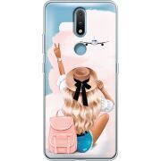 Прозрачный чехол BoxFace Nokia 2.4 Travel Girl