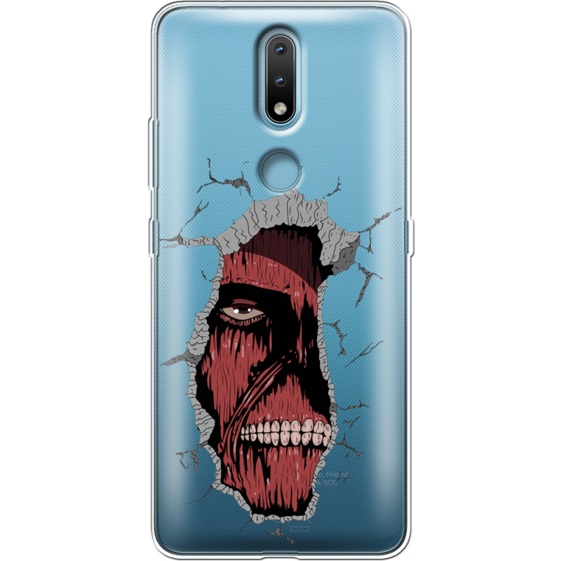 Прозрачный чехол BoxFace Nokia 2.4 Нападение Титана