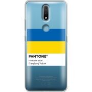 Прозрачный чехол BoxFace Nokia 2.4 Pantone вільний синій