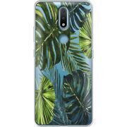 Прозрачный чехол BoxFace Nokia 2.4 Palm Tree