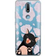 Прозрачный чехол BoxFace Nokia 2.4 Meow