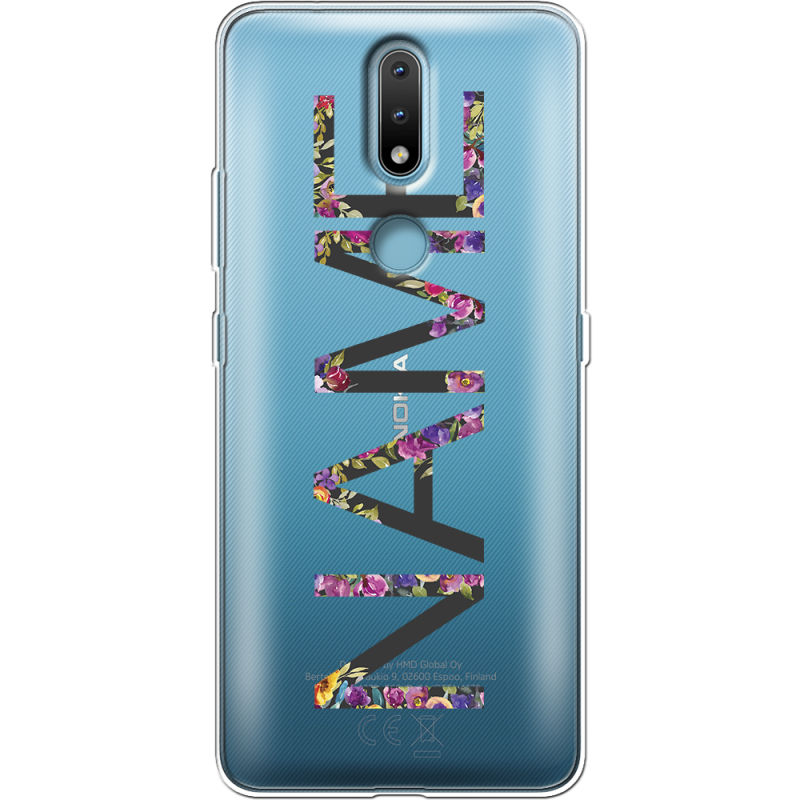 Прозрачный чехол BoxFace Nokia 2.4 Именной